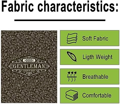 Pelocapa Barber Cape for Men Hair Salon Cape with Snaps Waterproof Professional Hairdresser Designer Cape Gown- 63”× 56” - Image 4