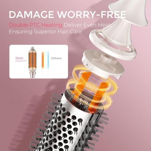 TYMO Thermal Brush Curling Brush, STYLUX 1.7" Heated Round for Blowout Look - Image 6