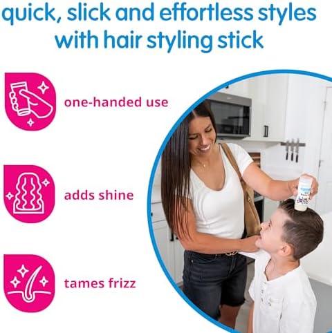 SO COZY Kids Hair Wax Stick, Gentle Flyaway Hair Tamer, Paraben-Free, 2 Oz - Image 2