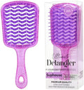 Detangling Hair Brush for All Wet or Dry Hair Types, Pain-Free Brushing Durable, DuoFlex Anti-Static Bristles, Lightweight Handle, Vented Wave UltraFlex Hair Brush(Rose Quartz Purple) by SUPHOUSE