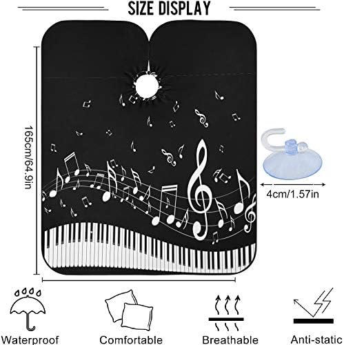visesunny Professional Barber Cape Polyester Hair Cutting Salon Cape Apron Anti-Static Beard Bib - Image 7