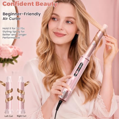5 in 1 air Styler, Blow Dryer Brush Set with Auto-Wrap Curler - Image 4