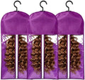3PCS Wig Storage Hair Extensions Holder Purple Color by NEYQ