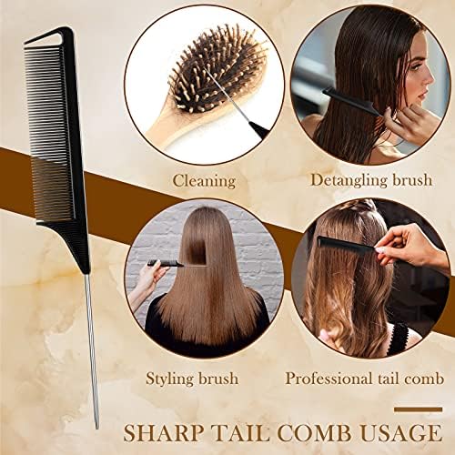 Zopeal 9 Pieces Stitch Braid Tool Finger Hair Parting Ring Pinky Selecting - Image 3