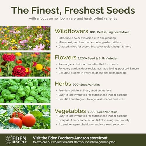 Eden Brothers Wyoming Wildflower Mixed Seeds for Planting, 1/4 lb - Image 6