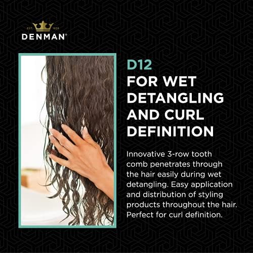 Denman Tame 'n' Tease Multifunction Comb Black - Image 3