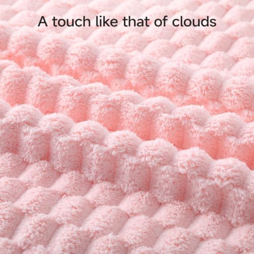 REDKISS Pink Microfiber Bath Towels Lagre, 30"x60" Super Absorbent Towels - Image 4