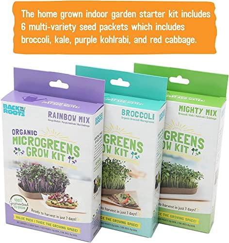 Back to the Roots DIY Microgreen Grow Kit, 6-Grow Variety Pack - Image 4