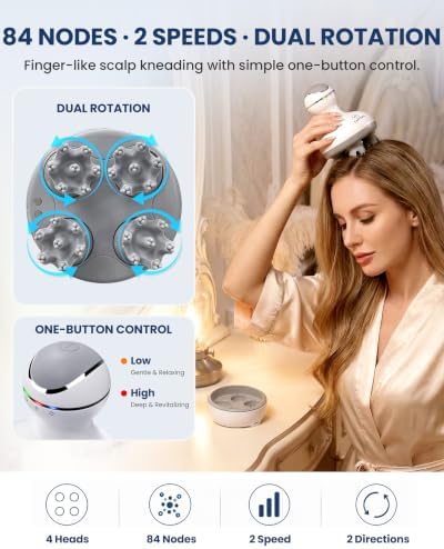 COMFIER Scalp Massager for Hair Growth, Electric Head Massager, Tangle-Free - Image 5