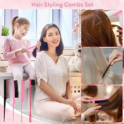 Evatage 2400 Pcs Mini Hair Elastics with Hair Styling Tools Kit - Image 6