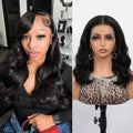 FASHION PLUS Body Wave Full Lace Front Wigs Human Hair 200% Density 20Inch by FASHIONPLUS