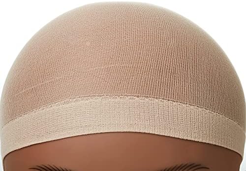 Red by Kiss Stocking Wig Cap 5 PCS (Beige) - Image 5