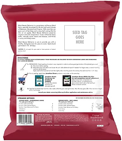 Jonathan Green Black Beauty Delmarva Grass Seed - 7 lb - Image 2