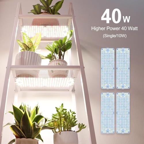 4Pack Ultra-Thin Panel Grow Lights for Seed Starting Greenhouse - Image 3