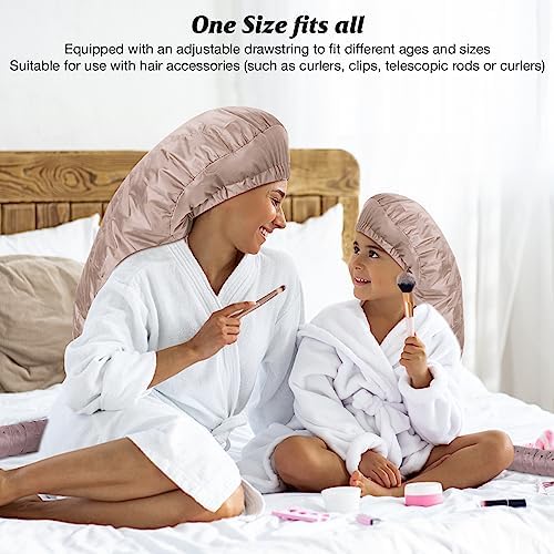Bonnet Hair Dryer Attachment - Bonnet Hood Dryer with Headband that Reduces Heat Around Ears and Neck, Use for Hair Styling, Hair Drying, Curling and Deep Conditioning (Extended Version, Pink) - Image 6