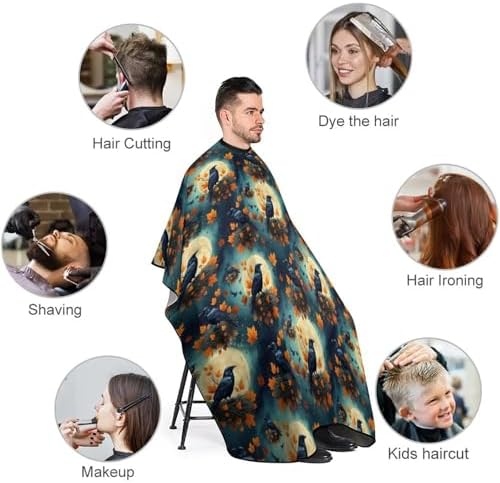 Women Barber Hairdressing Cape Adjustable Salon Cape Apron for Makeup Artist Beautician - Image 3