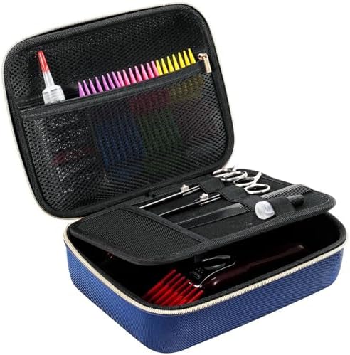 ProCase Hard Travel Case for Hair Clippers -Navy by ProCase