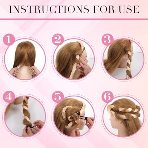 Heatless Curling Rod Headband, Heatless Hair Curler Overnight - Image 4