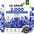 Garden Seeds for Planting, 2000 Blue Bachelor Button by CZGrain