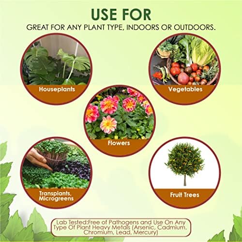 VermisTerra Vitality 8 oz - Houseplant and Indoor Plant Food, Mother Earth's Balanced Fertilizer, Organic, Root Cuttings, No Harmful Chemicals, will not burn plants, Lush Growth. No Odor, Reduce Shock - Image 2