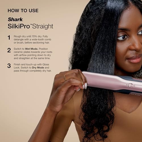 Shark FlexStyle Glam, Ceramic+Powerful Air Styling+Drying System, HD6052SPK - Image 5