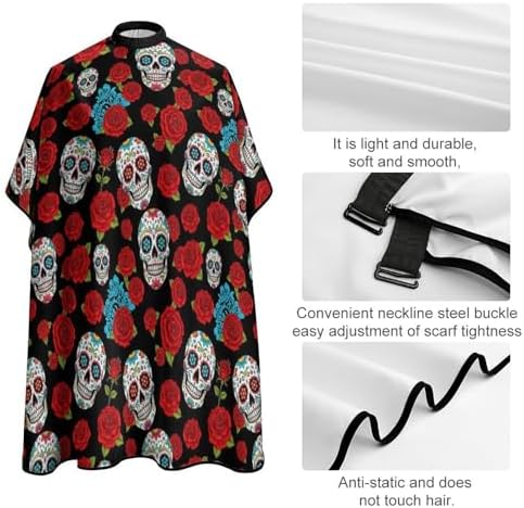 Women Barber Hairdressing Cape Adjustable Salon Cape Apron for Makeup Artist Beautician - Image 4