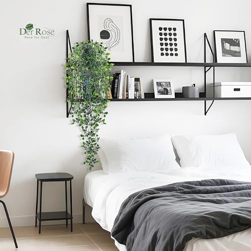 Der Rose 34" Artificial Mandala Vine Hanging Plant for Bathroom Shelf Decor - Image 5