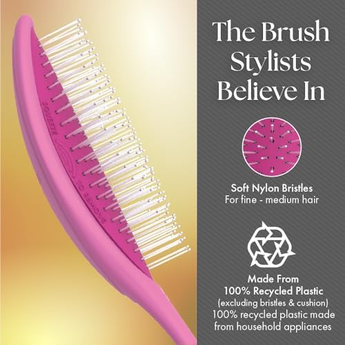 Olivia Garden Aurora Detangler Brush for Wet and Dry Fine to Medium Hair - Detangling Brush for Women, Men, Kids - Image 3