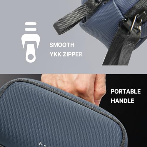 BANGE Cable Organizer Pouch， Travel Water Resistant Tech Accessories Bag Carry Storage，Electronic Organizer Accessory Case for Charger, Cables, Power Bank - Image 6