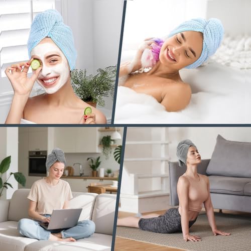 2 Pack Microfiber Hair Towel XL 41" x 24" Fast Dry, Soft, Absorbent - Image 6