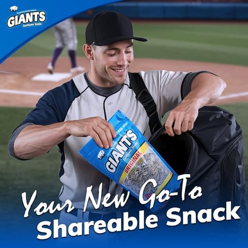 GIANTS Original Sunflower Seeds - Bulk, Lightly Salted for Eating, Shelled, 8g Protein Per Serving - 12 Oz Bag - Image 5