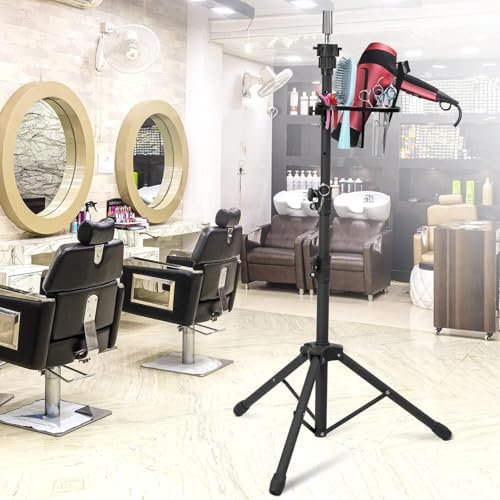 Klvied Wig Stand Tripod, Adjustable 25-53.5in for Braiding and Wig Styling - Image 2