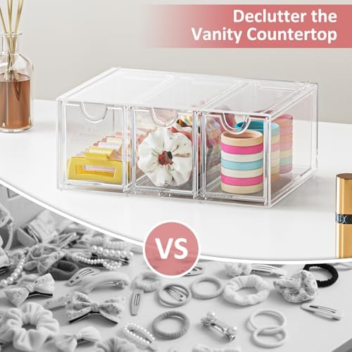 Hair Accessories Organizer for Girls with 3 Drawers Box - Image 6