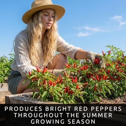 Red Thai Pepper Seeds for Planting | Hot Chili Peppers | 100 Seeds - Image 5