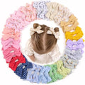 CÉLLOT 40 Pieces Girls Hair Bows 3 inches Linen Fabric Bows Alligator Clips Hair Accessories for Baby Girls Toddlers Kids and Teens by C%C3%89LLOT