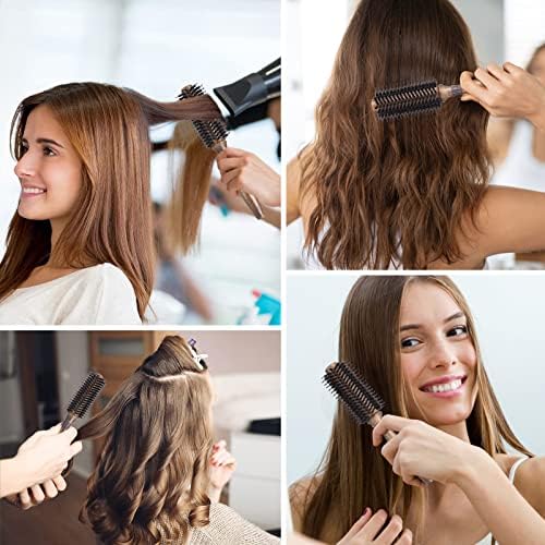 Round Brush for Blow Drying, LORSEX Boar Bristle Hair brush for Women Men, Round Hairbrush for Add Shine/Volume, Minimize Damage (2 Inch) - Image 6