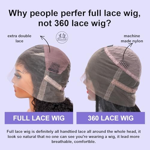 FASHION PLUS Real Full Lace Wig Human Hair Loose Wave Human Hair Wigs,15A Grade 200% Density Pre Plucked Virgin Human Hair with Baby Hair, Loose Wave Full Lace Frontal Wigs,100% Hand-tied, 22Inch - Image 4