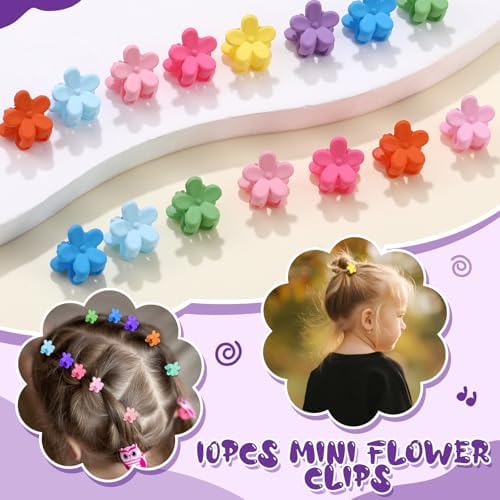 auroray 360PCS Soft Cotton Hair Ties for Toddlers & Baby - No Damage Elastics Seamless Ponytail Holders for Little Girls Daily Hair Accessories, Multicolor - Image 5