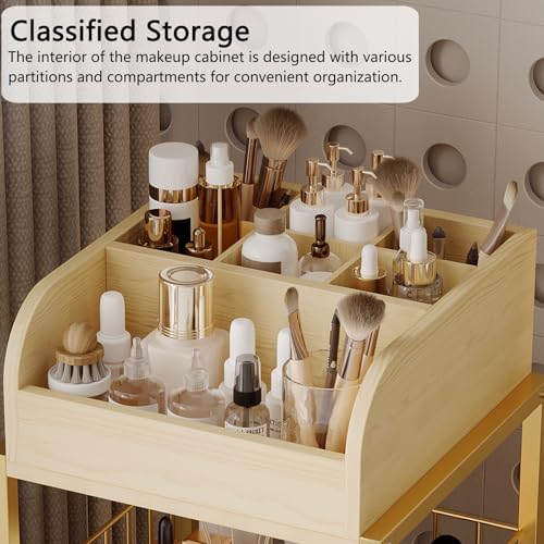 Makeup Organizer Cart with Drawers Make Up Organizers for Vanity - Image 3