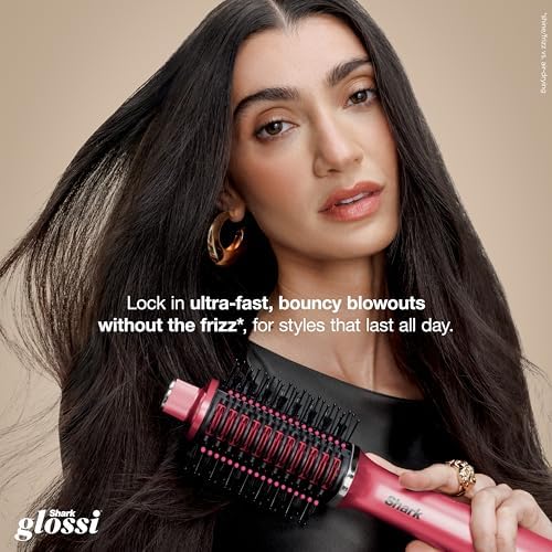 Shark Glossi 2-in-1 Hot Tool & Air Glosser, Raspberry Pink, HT302BP - Image 2
