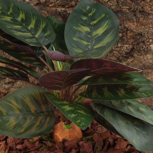 Fake Plant Reptile Terrarium Decor for Gecko Snake Tank - Image 5