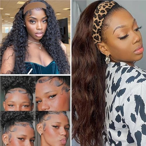 Elastic Bands for Wig 4 Pcs Set Wig Band Lace Melting Edge Wrap Lay Edges - Image 3