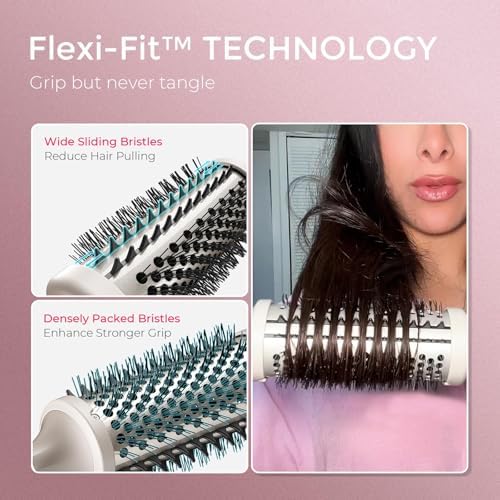 TYMO Thermal Brush Curling Brush, STYLUX 1.7" Heated Round for Blowout Look - Image 3