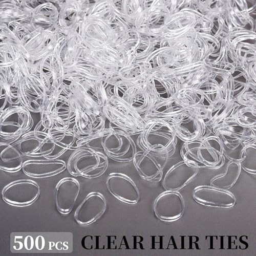 YGDZ 750PCS Bobby Pins Black Kit, 250 Hair Pins for Women, 2 Inch Wave Bobby Pins for Black Hair, 500 Clear Elastic Hair Ties, Bulk Hair Pin for Buns, Hair Accessories for Women, Kids, Girls - Image 5
