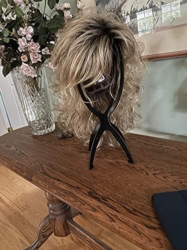 DANSEE Short Wig Stand 3 Pack Wig Holder for Multiple Wigs 14.2 Inches Hat Stand Display - Image 3
