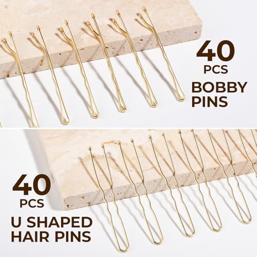 YGDZ 200PCS Hair Bun Maker Set, 4 Blonde Hair Donuts, 10 Hair Nets for Buns, 80 Bobby Pins Hair Pins for Women, Girls, Dance Competition Must Haves, Hair Accessories, Ballet Bun Kit, Blonde - Image 7