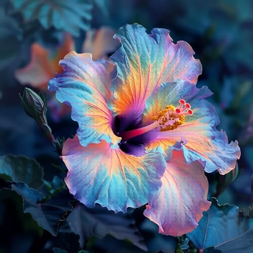 115+ Mixed Perennial Hibiscus Flower Seeds for Planting - Fresh Hardy Hibiscus Exotic Plant Bonsai Seeds Non-GMO Heirloom for Multi-Colored Flower Home Garden Outdoor - Image 2