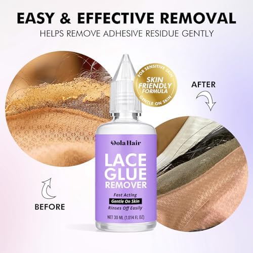 Dolahair Lace Glue Remover for Lace Wigs, Tape-in Extensions Remover, Double-Sided Extension Tape Remover - Image 3