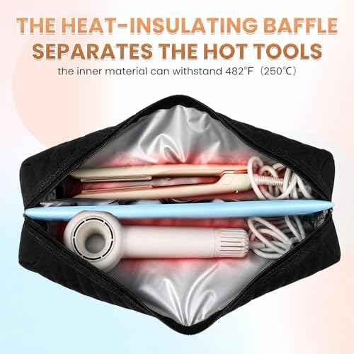 Hair Hot Tools Travel Organizer Bag for Curling Irons & Dryers - Image 3