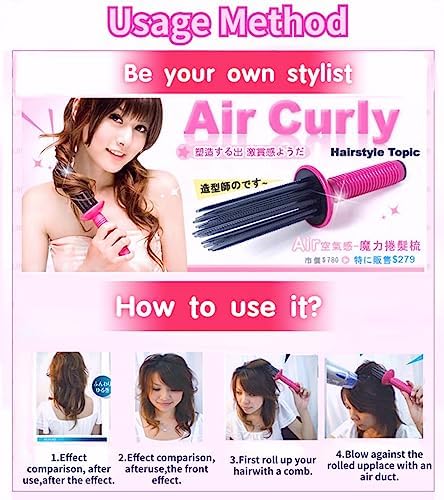 17 Teeth Curl Defining Brush, Professional Hair Styler Tool for Curly Hair, Salon and Home (2Pcs) - Image 6